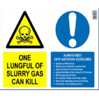 Slurry Gases Sign